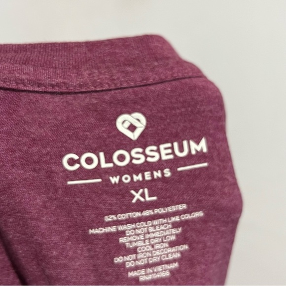Colosseum Women Red Top Tee Shirt Texas A&M ATM Size XL - Picture 6 of 7